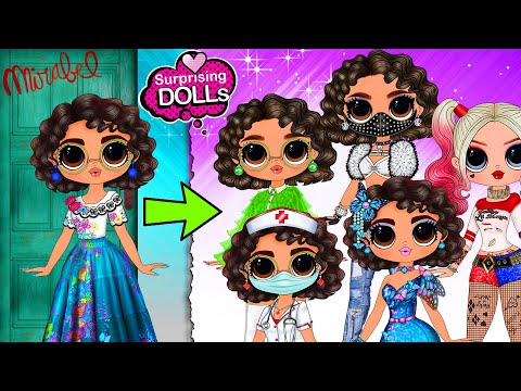 Encanto: Mirabel Madrigal Clothes Switch Up Compilation - DIY Paper Dolls & Crafts