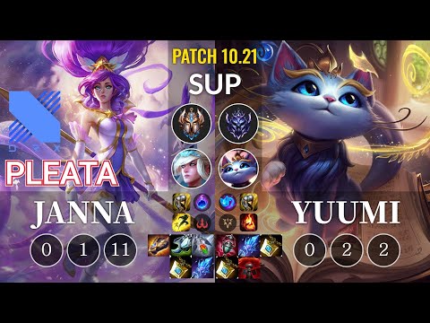 DRX Pleata Janna vs Yuumi Sup - KR Patch 10.21
