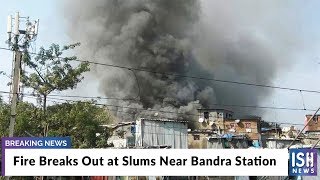 Fire Breaks Out at Slums Near Bandra Station