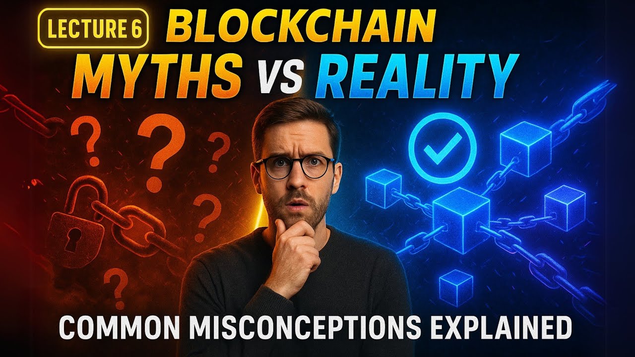Lecture 6| Common Misconceptions About Blockchain | Myths vs Reality