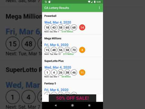 CA Lottery Results Video
