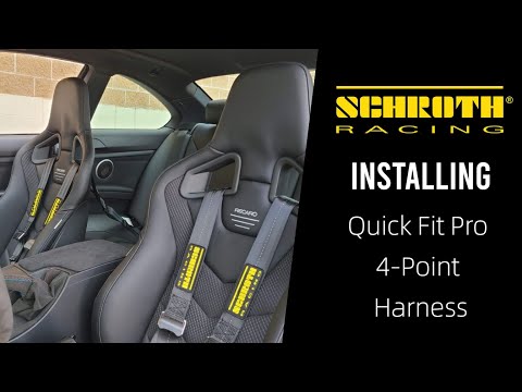 Installing Schroth Quick Fit Pro 4-Point Harness | BMW E92 M3