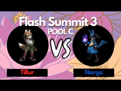 Flash Summit 3: Pool C - TillurMan (Fox) vs Narga (Lucario)