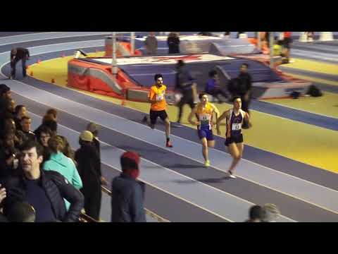 400M JUM/ FINALE 1 Championnats régionaux en salle Cadets Juniors EAUBONNE 03/02/2018
