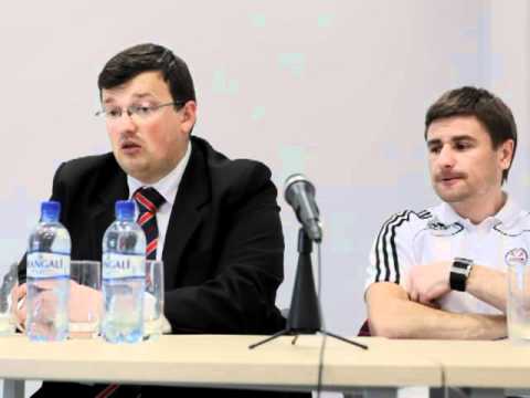 FC Skonto FK Jelgava preseskonference 24.04.2011