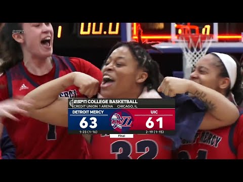 WINLESS Detroit Mercy Wins FIRST GAME On Buzzer Beater After Losing 23 STRAIGHT To Start Season!