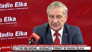 Wiesław Szczepański, sekretarz stanu w Ministerstwie Spraw Wewnętrznych i Administracji Wideo1: Wiesław Szczepański, sekretarz stanu w Ministerstwie Spraw Wewnętrznych i Administracji