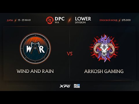Wind and Rain vs Arkosh Gaming, Dota Pro Circuit 2021 NA S2, bo3, game 2 [Jam]
