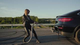 Испытание на прочность строительной пленки ТЕХНОНИКОЛЬ АЛЬФА ТОП