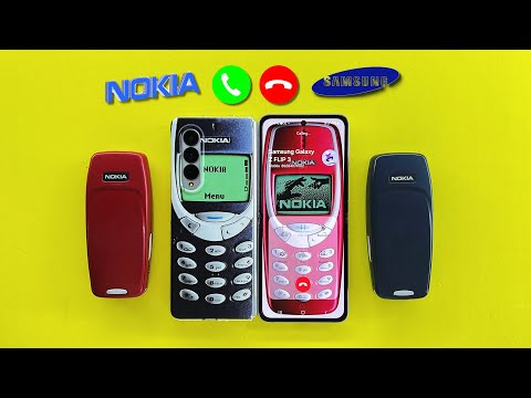 LEGENDARY Nokia 3310 Vs Samsung Z Fold 3 Vs Samsung Z Flip 3 Incoming & Outgoing call / Group calls