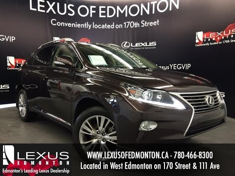 Lexus Certified Pre Owned Fire Red 2014 Lexus RX 350 AWD Touring Review | Leduc Alberta