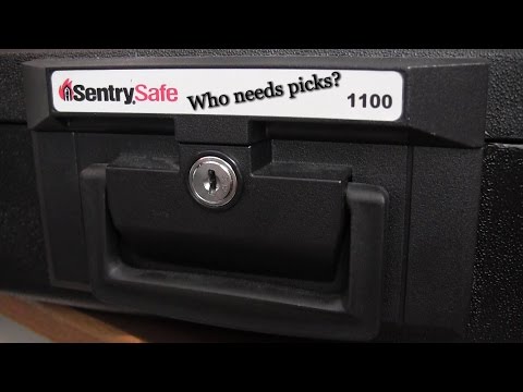 Sentry Safe 1100 Picked... without a pick.
