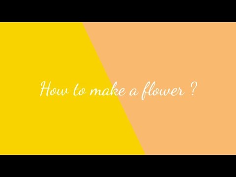 How to make a flower??🤔🤔//easy and very beautiful //Sameen crafts