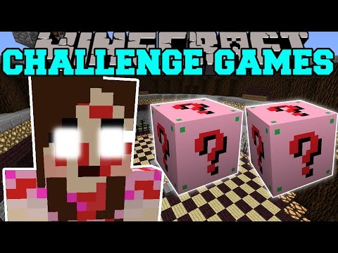 Minecraft: JEN THE KILLER CHALLENGE GAMES - Lucky Block Mod - Modded Mini-Game