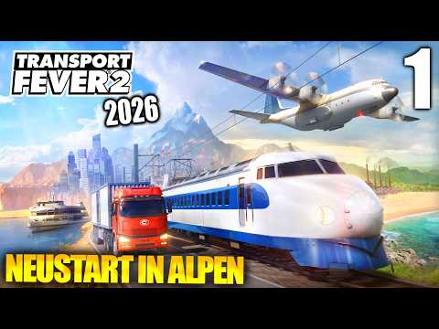 Ich baue ein neues Bahnnetz in den Alpen! 🚉 - 1 - Transport Fever 2 2026