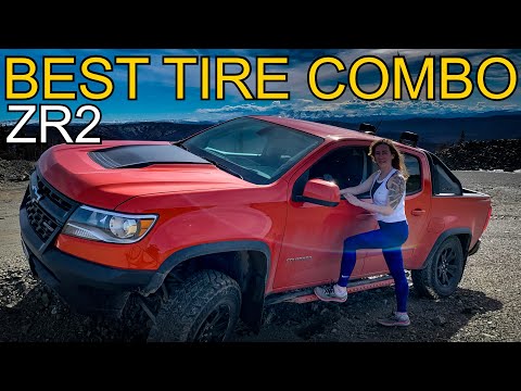 BIGGEST TIRE ON A COLORADO ZR2: NO TRIMMING