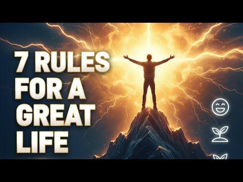 7 Principles To Live By For A Successful, Happy Life-Motivational Video| Powerful 7 Rules of Life