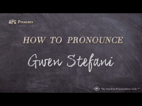 How to Pronounce Gwen Stefani (Real Life Examples!)