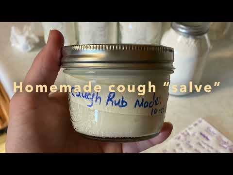 Homemade cough “salve”-baby safe