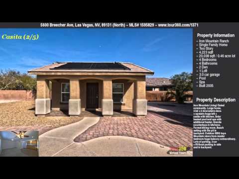 Video Tour ~ Home For Sale ~ 5600 Breecher Ave, Las Vegas, NV 89131