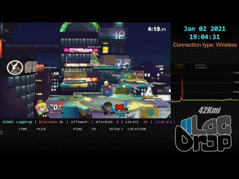 @LagDrop #SmashBros - 2021-01-02 - 10.1.0 - ZeldaFreak [Spring, TX, US] lag