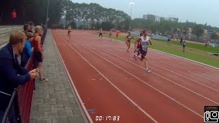 Nijmegen Meeting 200m Serie3 Baanwedstrijd Brakkenstein 2018