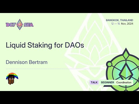 Liquid Staking for DAOs preview