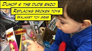 duhop Broken action figure replacement Walmart toy grab vlog