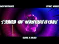 BoyWithUke Tired Of Wanting You Lyric Video With BluuLUVSchandol