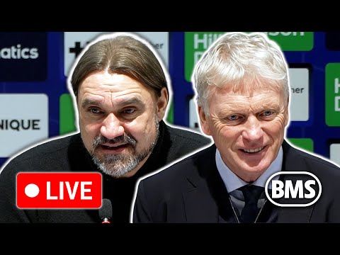 🔴 LIVE | David Moyes and Daniel Farke post-match press conference | Everton 1-1 Leeds United