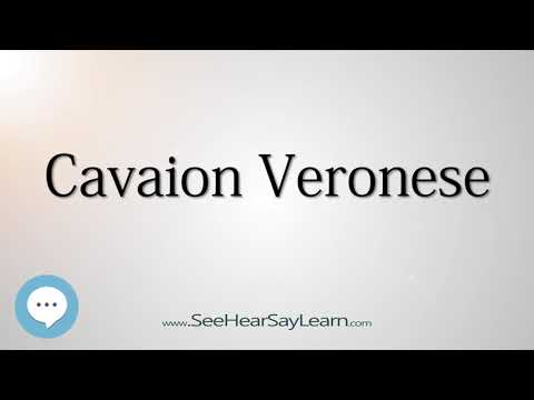 Cavaion Veronese (How to Pronounce Cities of the World)💬⭐🌍✅