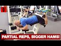 Hamstring Curl with Partial Reps