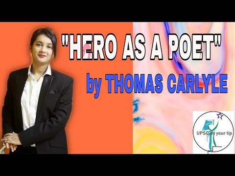 HERO AS A POET by Thomas carlyle|Summary,analysis and background of Hero as a poet by thomas carlyle