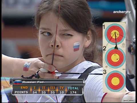 Russia v Poland – recurve junior women team gold | Rzeszow 2009 World Indoor Championships