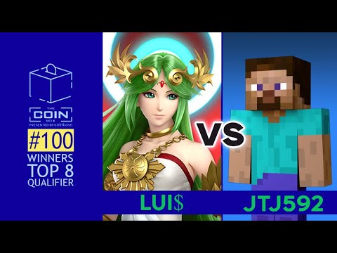 Lui$ (Palutena) vs Jake (Steve) - Coinbox 100 Winners Top 8 Qualifier | 24 Apr 24'