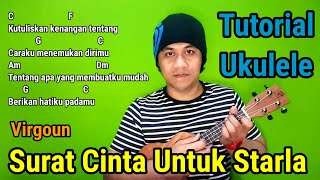 Download lagu Chord Ukulele Surat Cinta Untuk Starla - Virgoun tutorial gampang mp3