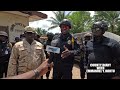 LIBERIA INSPECTOR GENERAL OF POLICE VISIT SORLUMBA LIBERIA GUINEA BORDER IN FOYA LOFA COUNTY