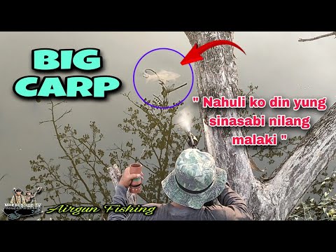 BIG CARP/NAHULI KO NA YUNG SINASABI NILANG MALAKING CARPA/AIRGUN FISH HUNTING/MHEDDS JOE TV/VLOG#249
