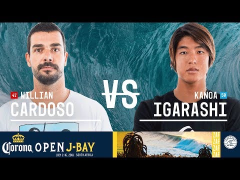 Willian Cardoso vs. Kanoa Igarashi - Round Three, Heat 10 - Corona Open J-Bay - Men's 2018