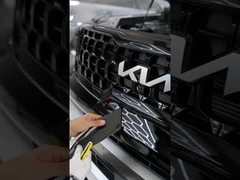 Murdered Out 2023 Kia Telluride?! #carwrap #kiatelluride #carslover