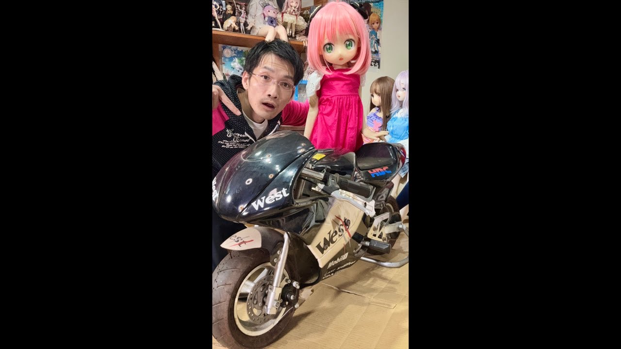 【ドール椅子にエンジン付けた】ヤフオク6600円のポケバイを綺麗に整備できるか…？