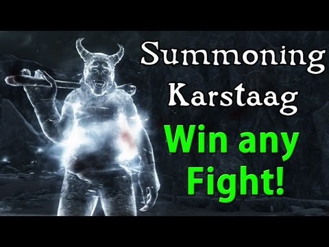 Skyrim - how to summon The most powerful Boss in  the game Secret