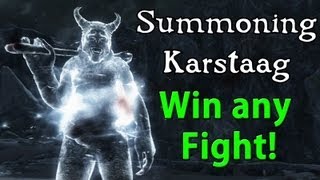 Skyrim - how to summon The most powerful Boss in  the game Secret