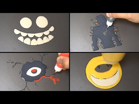 Roblox Doors 👁 Edible Pancake art - Glitch, Window, Seek Eyes, Smiley