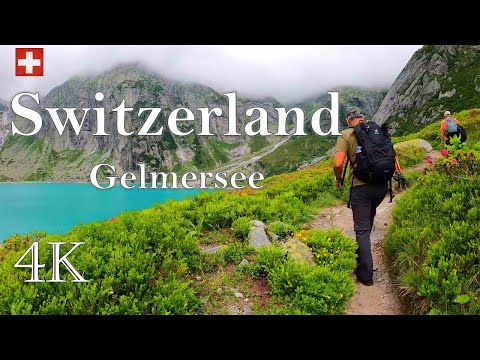 Gelmersee - 4k - Wunderschöne Berg -#Wanderung  - Switzerland - #hiking #bergen #travelling