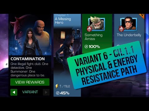 Variant #6 Ch.1.1 - vs Hyperion, Elektra, Luke Cage, Wolverine, Ronin, Mephisto, Rhino | MCOC