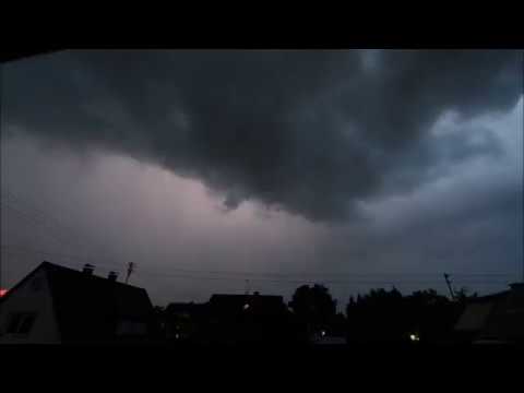 Gewitter über Meitingen am 31.05.2018