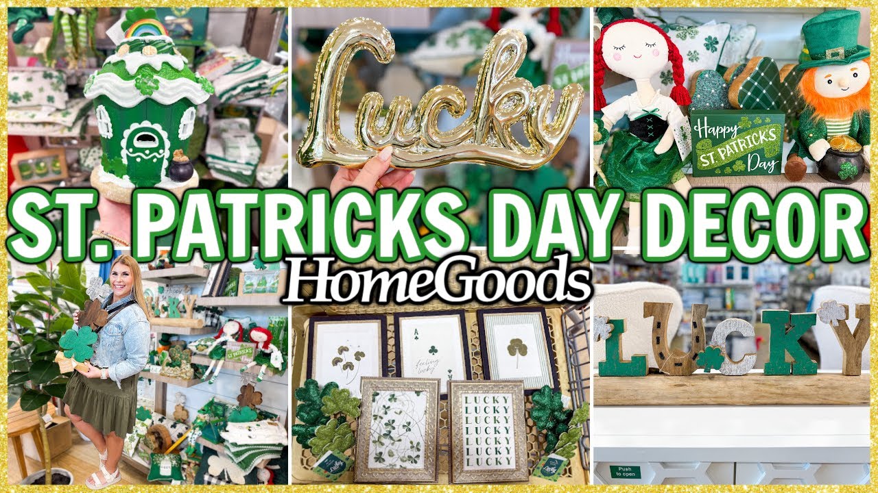I GOT LUCKY with these St. Patrick's Day decorations! ☘️✨ HomeGoods Decor + Home Decorating Ideas