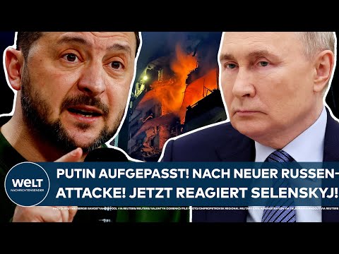 UKRAINE-KRIEG: Putin aufgepasst! Nach neuer Russen-Attacke! Jetzt reagiert Wolodymyr Selenskyj