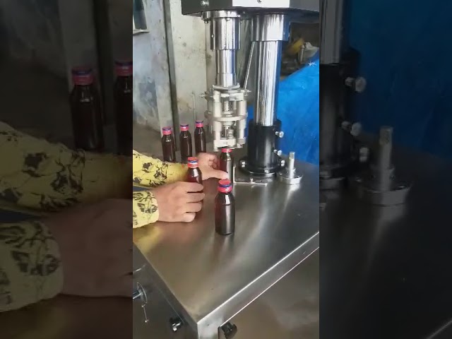 Bottle Caping And Sealing Machine - Automatic Single Head ROPP Cap ...